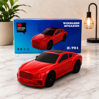 Auto rojo parlante X-701