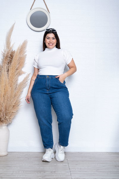 Mom Azul Liso Rígido ESP