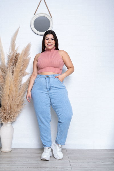 Mom Celeste Liso Rígido