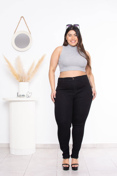 Chupin Negro c/Flecos Elastizado ESP