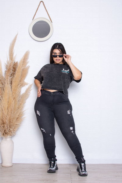 Chupin Gris Roturas c/Ojalillos Elastizado ESP