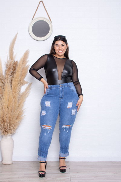 Chupin Nevado Quebrado c/Tachas Elastizado ESP