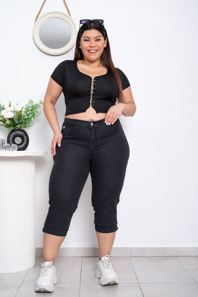 Capri Gris Liso Elastizado