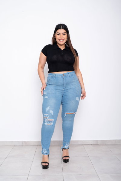 Chupin Celeste Roturas c/Tajos Elastizado