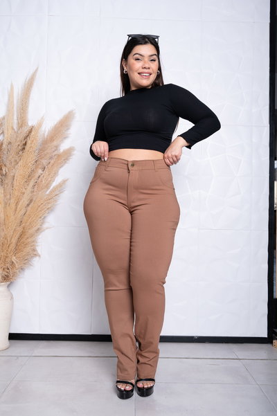 Recto Bengalina Tostado Elastizado ESP