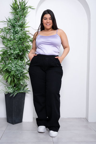 Wideleg Negro c/Elástico Elastizado ESP 