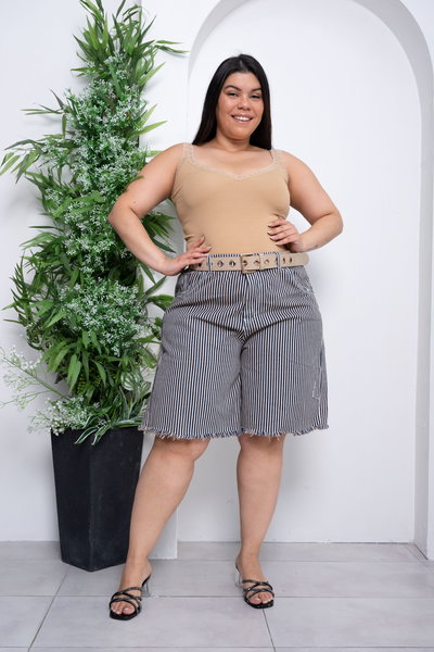 Bermuda Rayada Oxido Rígido ESP