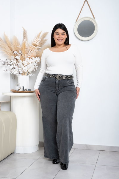 Wideleg Gris Nevado Elastizado