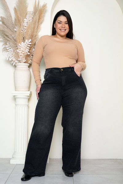 Wideleg Gris Topo Brillo Elastizado ESP