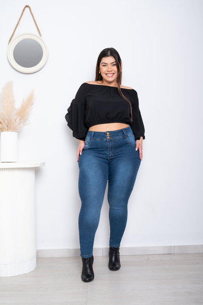 Chupin 3 Botones Azul Elastizado ESP