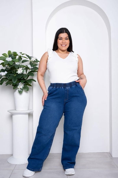 Wideleg Azul c/Elástico Elastizado ESP