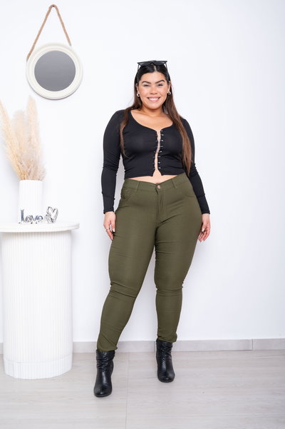 Chupin Bengalina Verde Elastizado