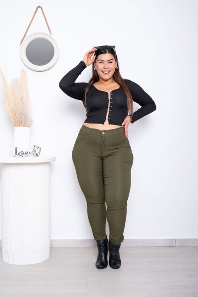 Chupin Bengalina Verde Elastizado ESP