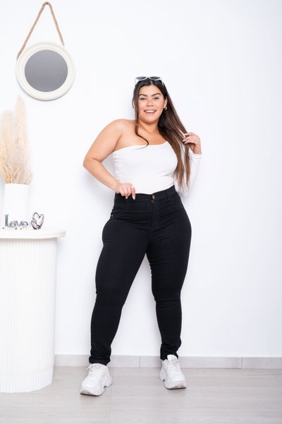 Chupin Negro Liso Elastizado ESP