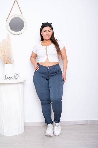 Chupin Bengalina Jeans Elastizado