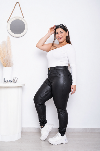 Chupin Negro Engomado Elastizado