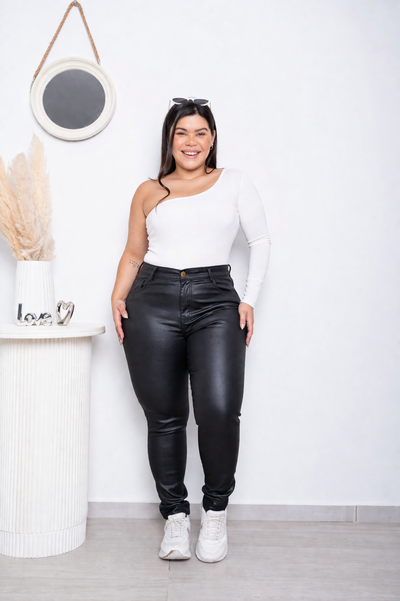 Chupin Negro Engomado Elastizado