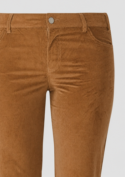 Chupin Corderoy Camel Semi Elastizado ESP