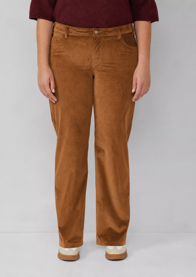 Chupin Corderoy Camel Semi Elastizado ESP
