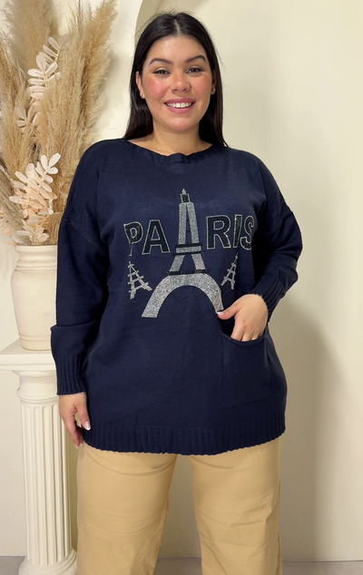 Sweater Oversize Bremer c/Brillo Paris| 010
