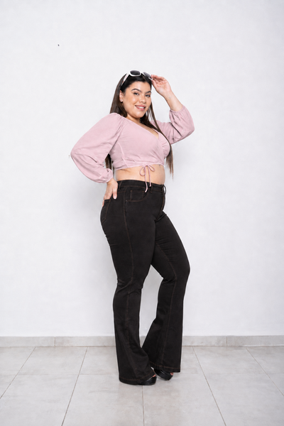 Oxford Gabardina Chocolate Elastizado ESP