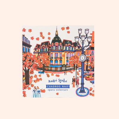 Cuadros naif para colorear 