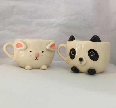 Tazón: Ratón-Panda con patitas 