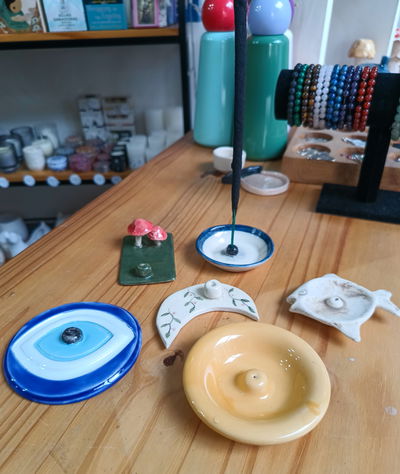 Porta Sahumerios Cerámica 