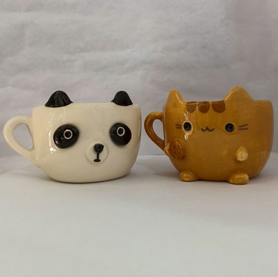 Tazón: Gatito marrón-Panda 