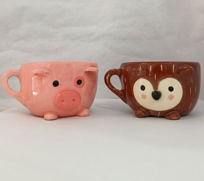 Tazón: Chanchito-Zorrito 