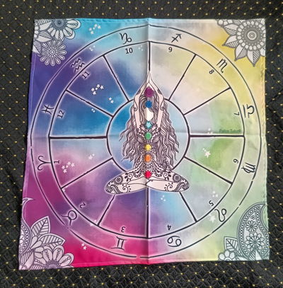 Paño Chakras y Zodíaco 