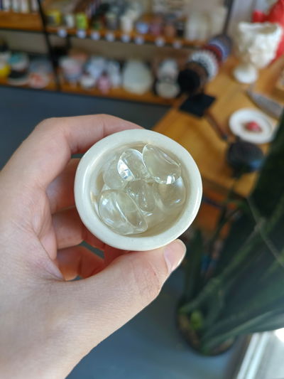 Cuarzo Cristal Rolado