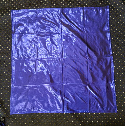 Paño + Bolsita: Azul Metalizado 