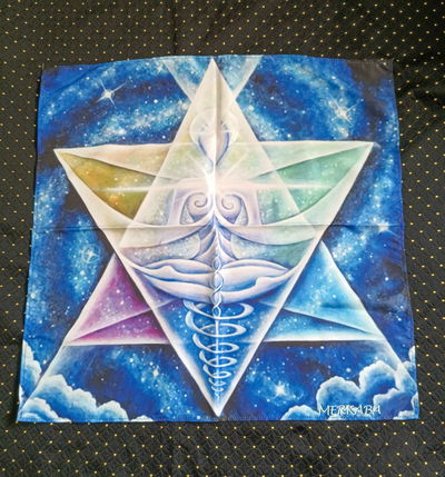 Paño + Bolsita Merkaba 