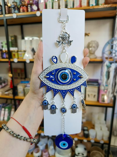 Colgante Ojo Turco y Mano de Fátima 