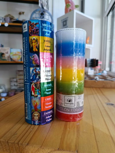 Velón 7 Días: Arcángeles-7 Colores 