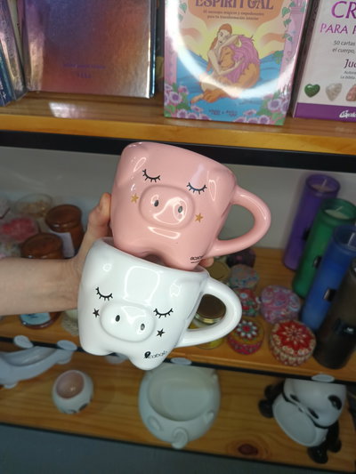 Taza Relieve Chanchito 