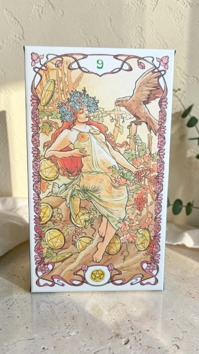 Cuadro Decorativo Nueve de Oros | Canvas o Lámina Enmarcada