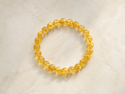 Pulsera de Citrino Premium Natural 8 mm