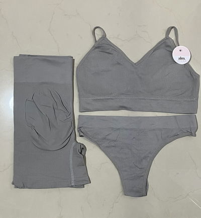 CONJUNTO 3 PIEZAS SOFT GREY
