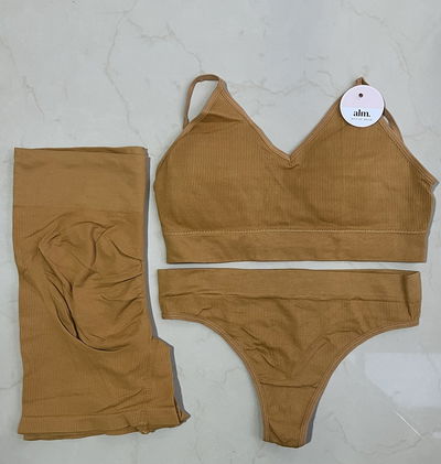 CONJUNTO 3 PIEZAS SOFT CAMEL