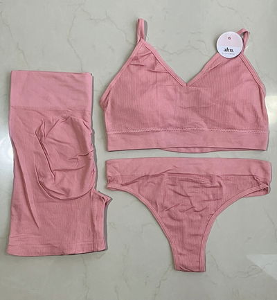 CONJUNTO 3 PIEZAS SOFT ROSE