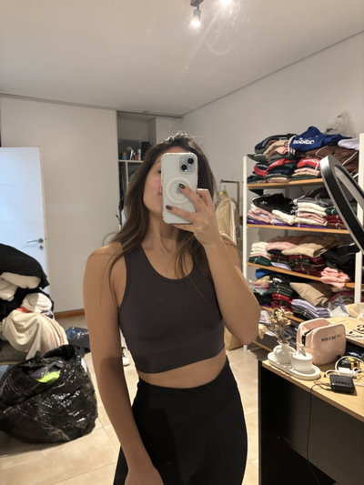 TOP DOHA GRIS OSCURO