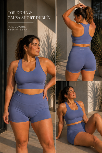 CALZA SHORT DUBLIN AZUL CLARO 