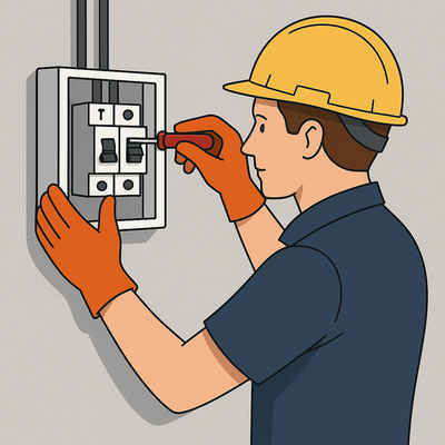 Instalación de interruptor diferencial y/o termomagnético ("térmica y/o disyuntor")