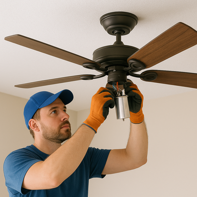 Reparación de ventilador de techo
