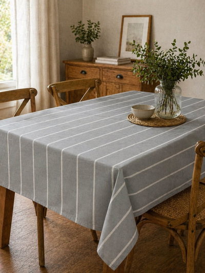 mantel gris lineas 