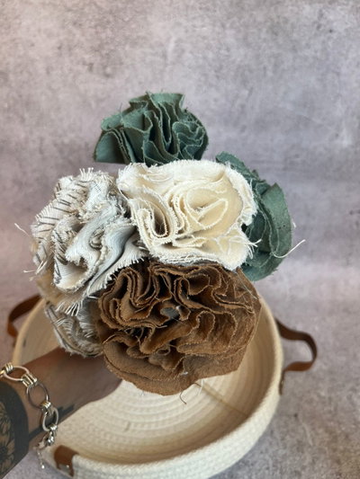 flores de tela