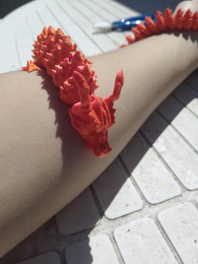 Dragón 3D articulado - Antiestress