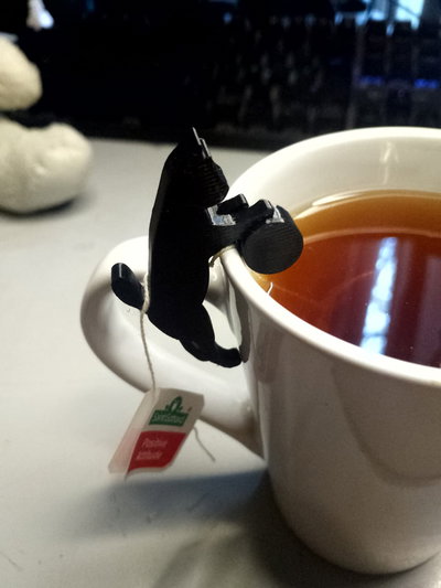 5 porta saquito de té - Gato